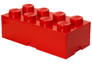 A red 4x2 lego brick, not what the caption says